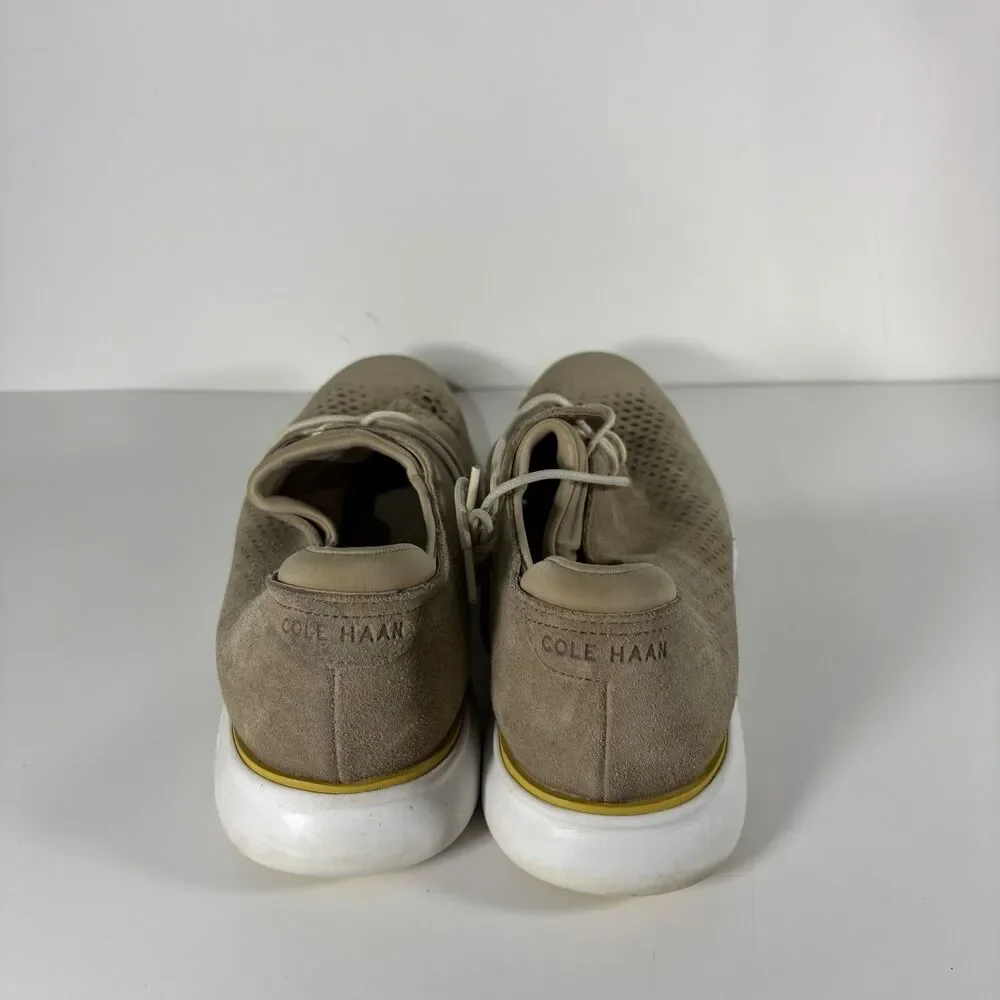 Cole Haan 2.Zerogrand Laser Wingtip Oxford Lined Warm Stucco Suede C35749 11.5M